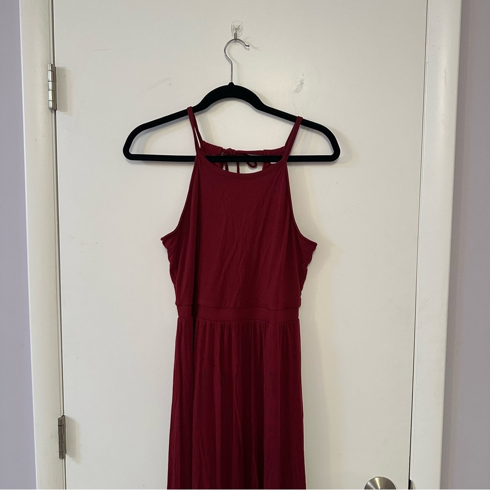 Old Navy Burgundy Maxi Dress